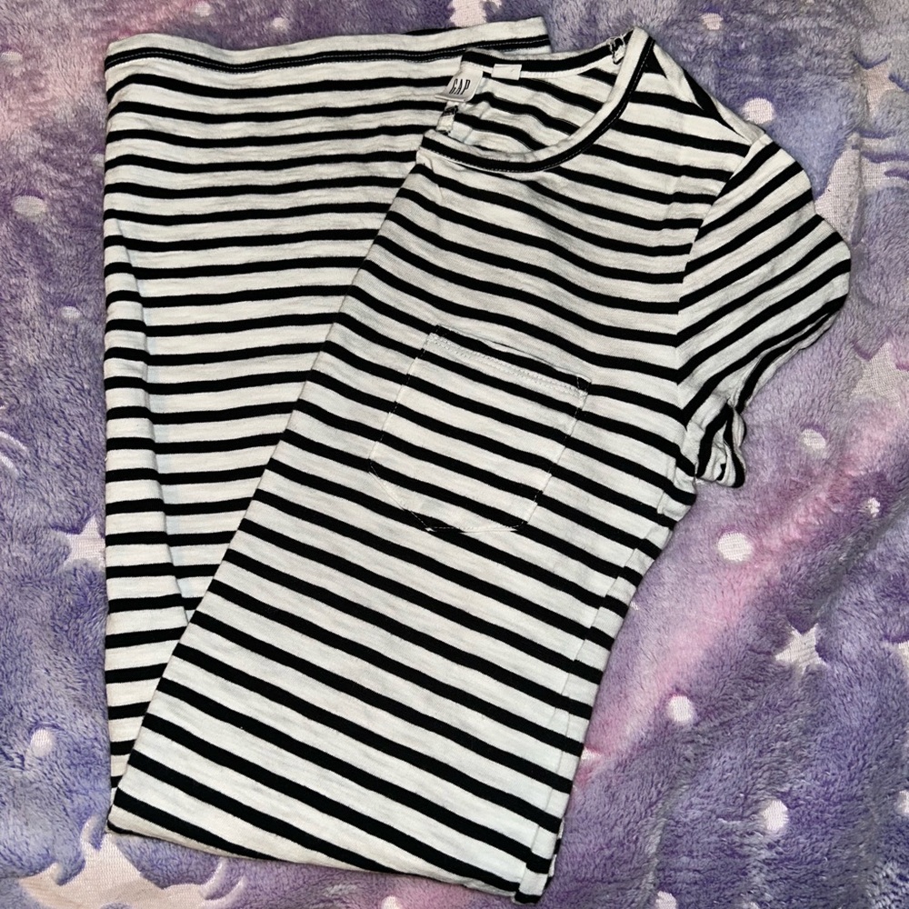 GAP striped pocket tee summer dress